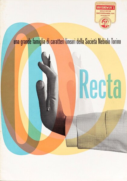 Recta: Una grande famiglia die caratteri lineari della Società Nebiolo Torino