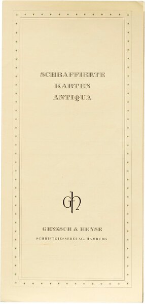 Schraffierte Karten Antiqua