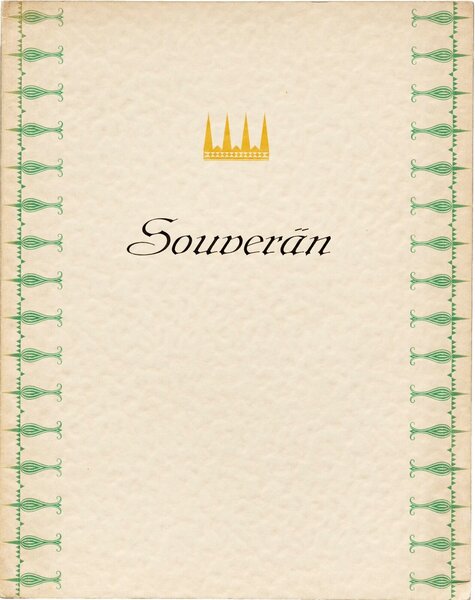 Souverän: Eine unentbehrliche Zirkular- und Kartenschrift