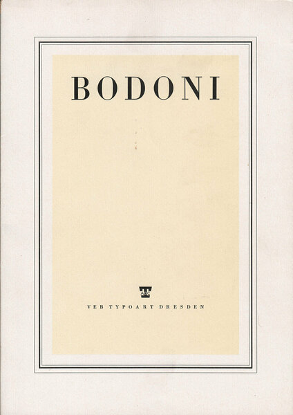 Typoart Bodoni