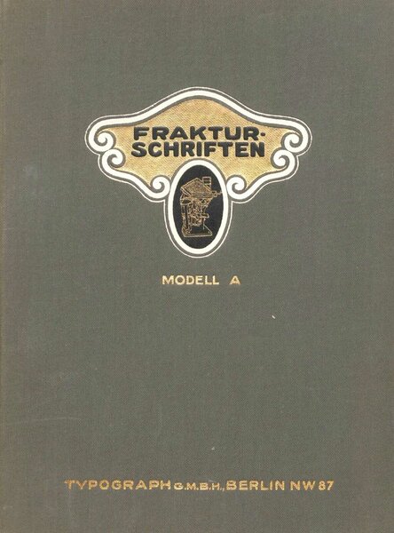 Typograph Fraktur-Schriften