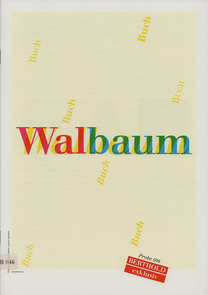 Probe 016: Walbaum Buch