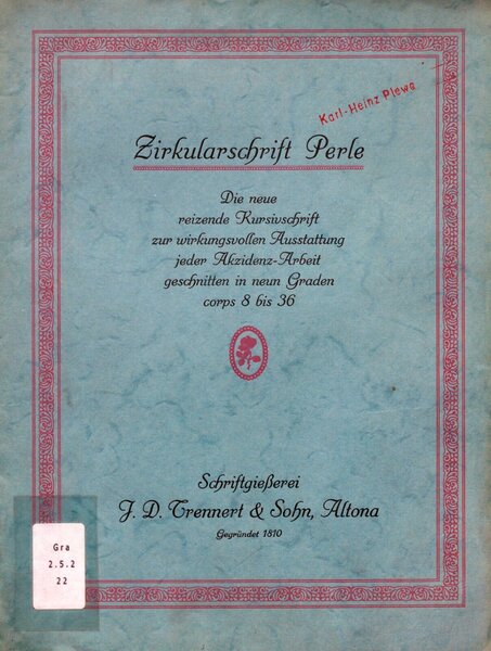 Zirkularschrift Perle