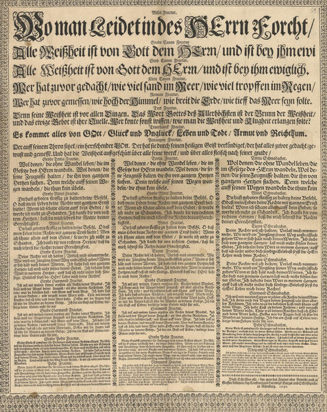 Diese Schriften alle, kan man den Zentner oder Gewicht nach zu Giessen bekommen / bey Constantinus Hartwigk Burger und Schriftgießer in Nürnberg