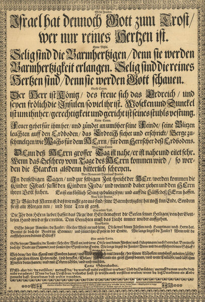 Obgesetzter Schrifften Prob und Abguß findet man umb die Gebühr zu giessen, theils auch zu verkauffen / bey mir Anthon Janson, Schrifftgiessern in Leipzig