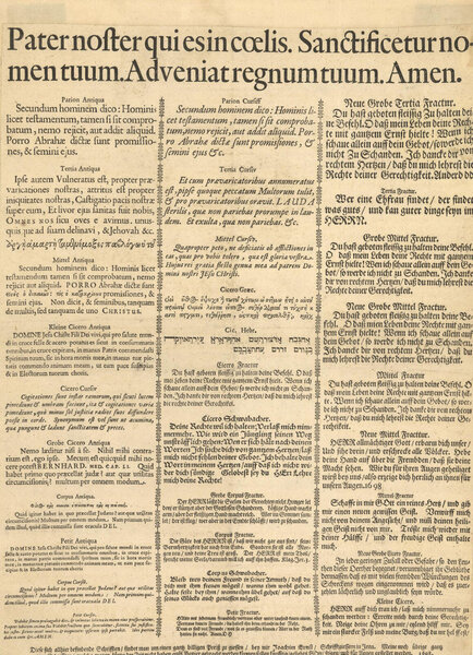 Diese sich allhier befindende Schrifften, findet man um einen gantz billigen Preyß zu giessen / bey mir Joachim Ernst, Schrifftgiessern in Jena