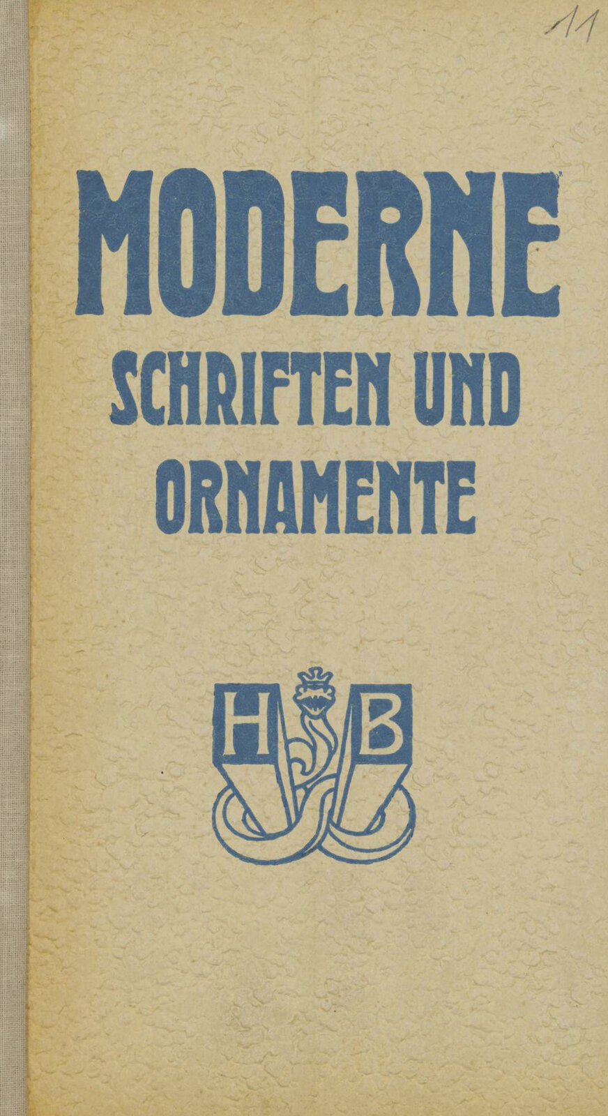 Moderne Schriften und Ornamente 
