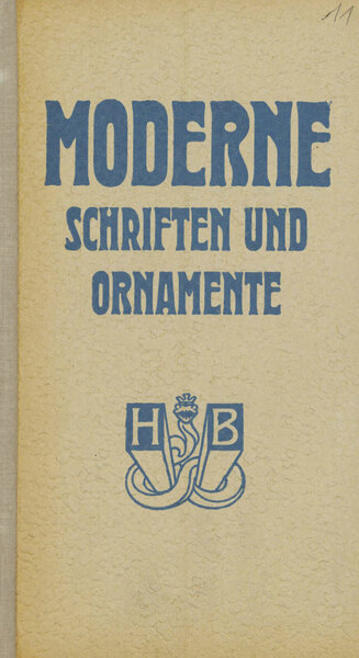 Moderne Schriften und Ornamente