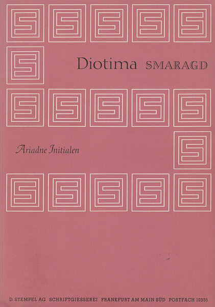 Diotima, Smaragd, Ariadne-Initialen