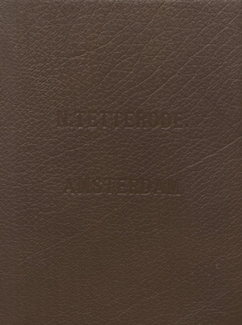 Letterproef Lettergieterij N. Tetterode Amsterdam 
