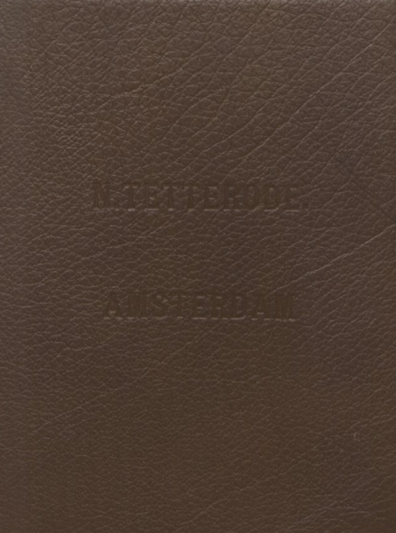 Letterproef Lettergieterij N. Tetterode Amsterdam