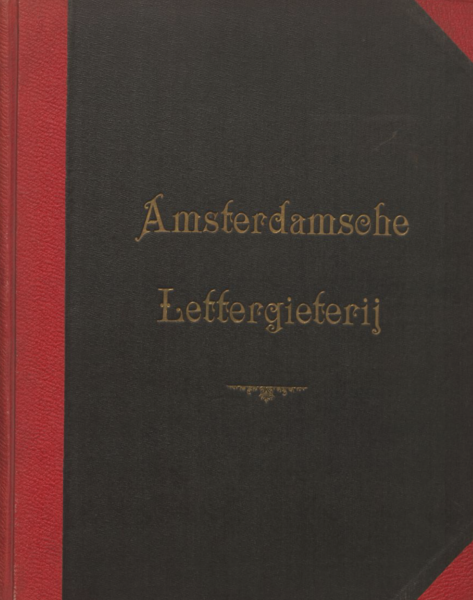 Letterproef der Amsterdamsche Lettergieterij, voorheen onder de firma N. Tetterode