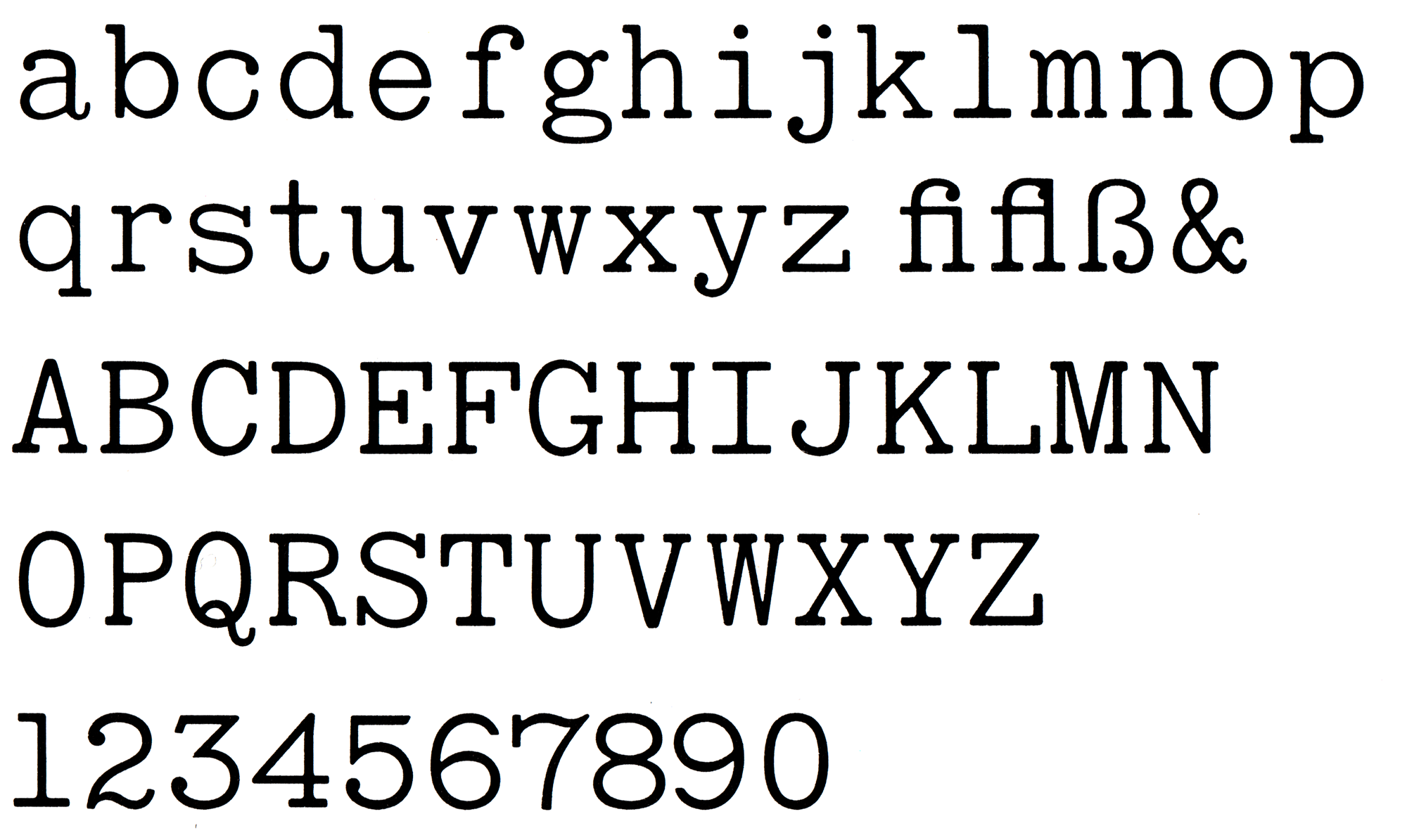 Clarinda Typewriter // LLT2937